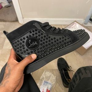 Genuine Christian Louboutin Oralto high top sneakers